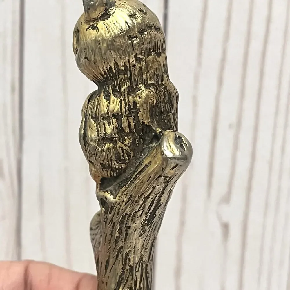 Vintage Owl Nutcracker MCM Woodland Kitchen Decor Rustic Cabincore